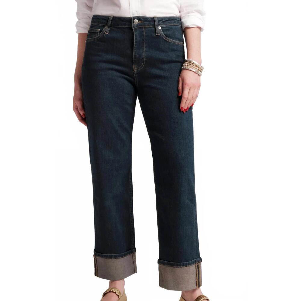 NEW FRANCES VALENTINE smarty cuffed jean in denim